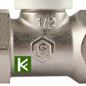 Клапан ручной c закрытием затвора SVR 2122 000015 STOUT